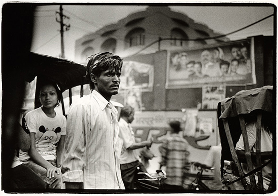 autor : Stefan Rohner                    t&iacute;tulo: 	Rickshaw driver in Delhi