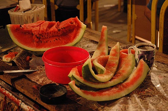 autor: Yves Rousselet
t&iacute;tulo: La pastèque au menu "sans frontière" dans tous les Balkans