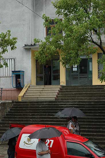 autor: Yves Rousselet
t&iacute;tulo: Arrivèe de bon matin de la voiture postale