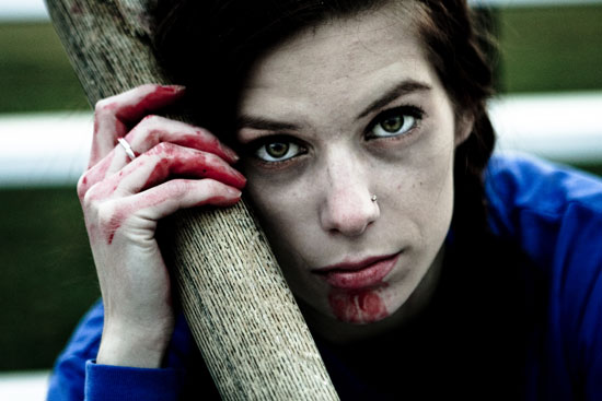 author : Tanya Plonka                    title: Becca | Baseball Babe Zombie