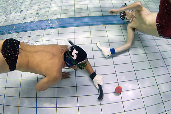 auteur : Rodrigo Cabrita                    titre: Hóquei Subaquático